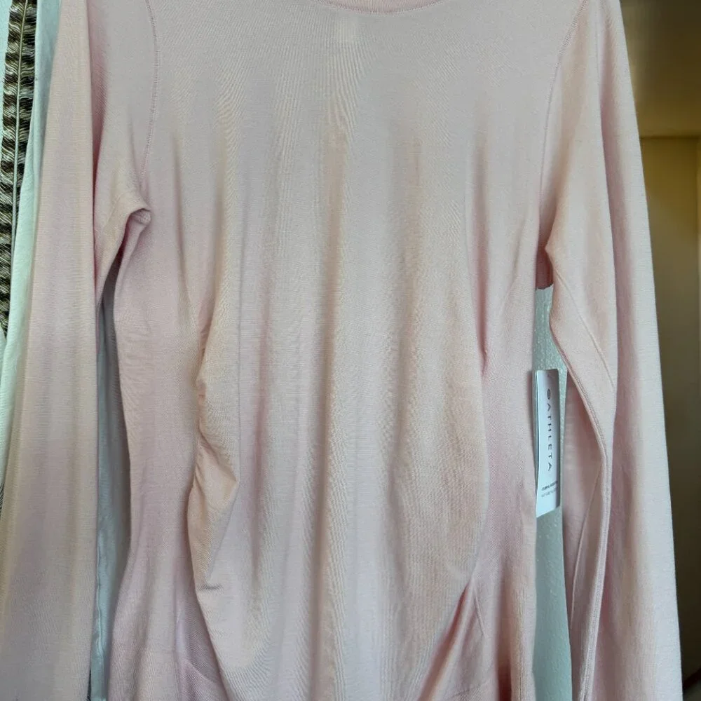 Athleta Foresthill Ascent Seamless Top Blush Pink XL NWT - Picture 5 of 6
